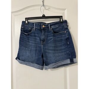 Levi Strauss Signature Mid Rise Rolled Cuff‎ Denim Shorts